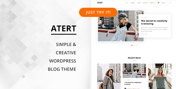 Atert - Simple & Creative WordPress Blog Theme Logo